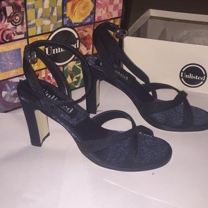 Unlisted High Society Black Wedged Heel